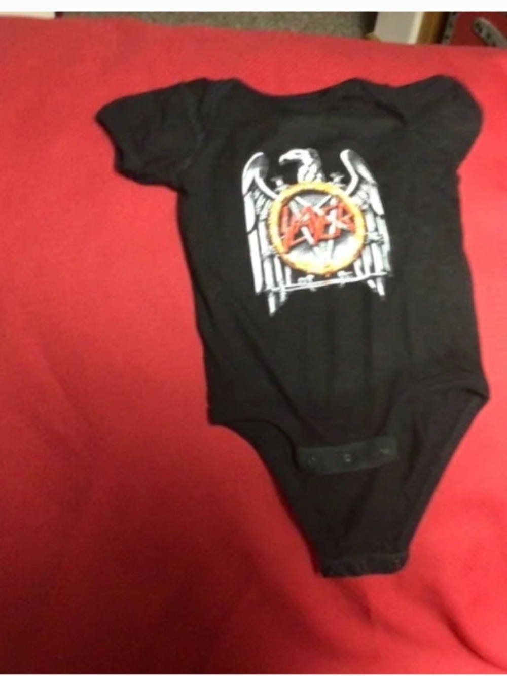 Slayer baby onesie
